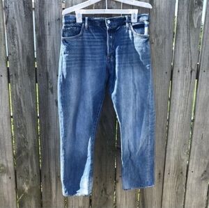 Frame Le Slouch Blue Distressed Jeans Womens Size 29 EUC $148